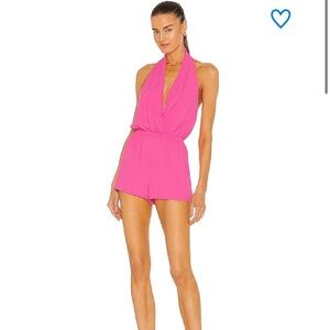 Superdown Women's Pink Playsuit-romper